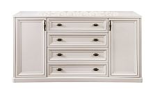 Комод Натали белый глянец