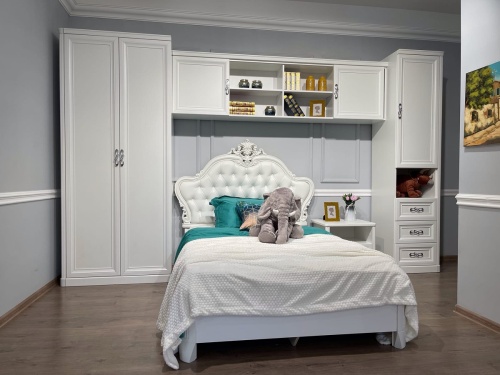 Спальня детская Мишель белый матовый фото 11