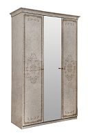 Шкаф Патрисия 3-створчатый крем корень глянец
