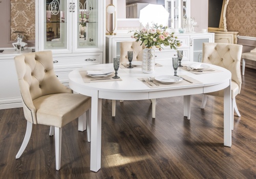 Столовая Мишель белый матовый фото 7