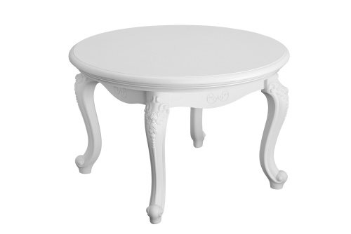 Столик круглый Мишель белый матовый фото 2