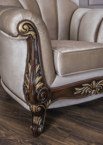 Кресло Марселла корень дуба глянец фото 5