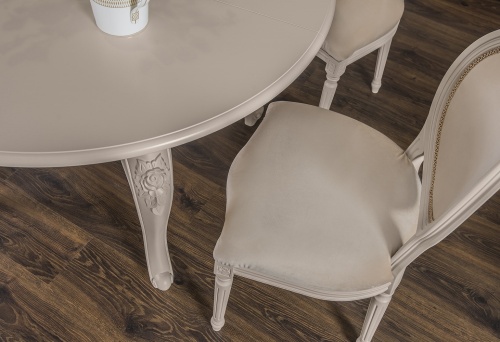 Стол Мокко круглый бежевый фото 5