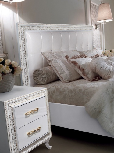 Спальня Дана белая/золото фото 2