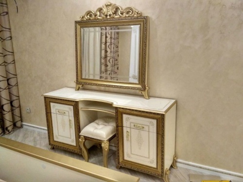 Стол туалетный Версаль (слоновая кость) фото 4