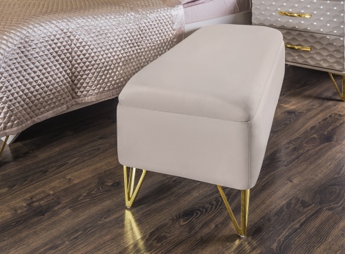 Банкетка Лара бежевый глянец фото 10