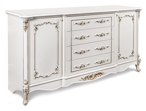 Комод Флоренция белый глянец фото 5