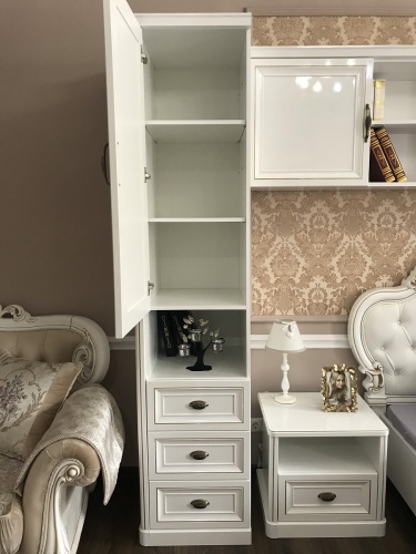 Спальня детская Натали белый глянец фото 19