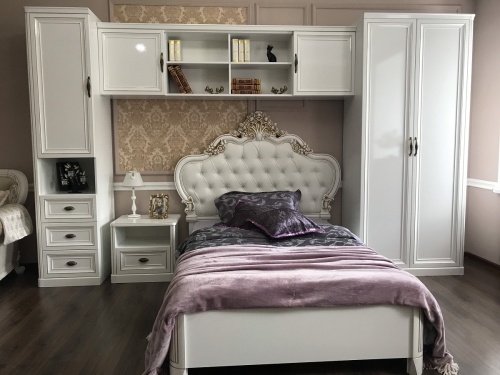 Спальня детская Натали белый глянец фото 11