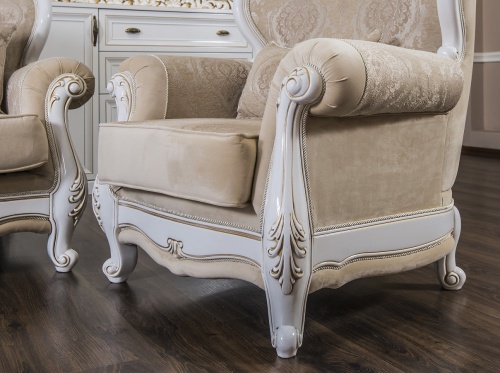 Кресло Натали белый глянец фото 6