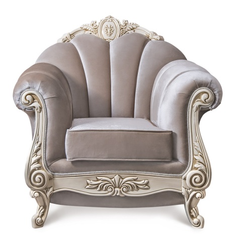 Кресло Марселла крем глянец фото 2