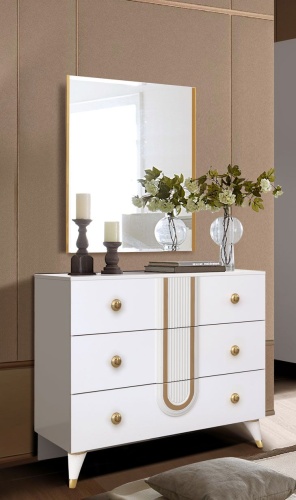 Спальня Монреаль 5 белая фото 5