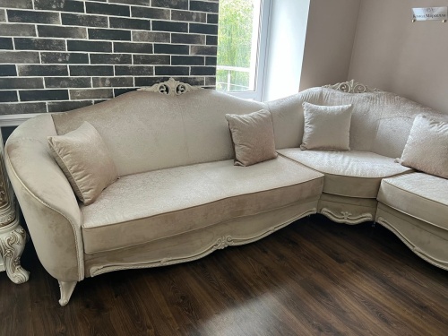 Диван Мокко угловой 3-у-1 бежевый фото 5