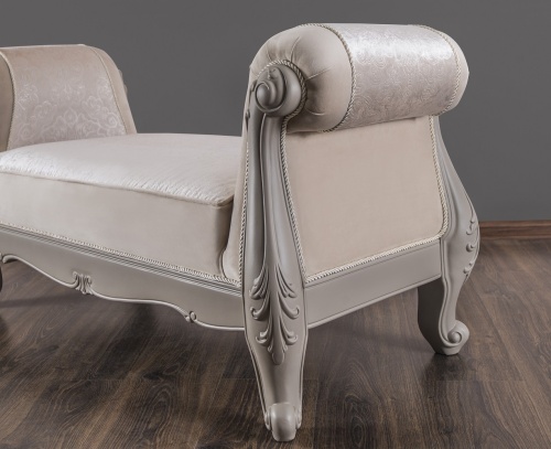 Оттоманка Мокко с двумя подлокотниками серый камень фото 8