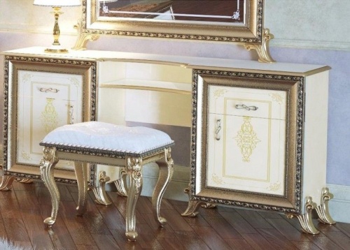 Стол туалетный Версаль (слоновая кость) фото 5