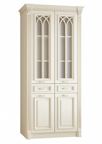 Кухонный пенал 2ст. остеклённый "Монако" 1050