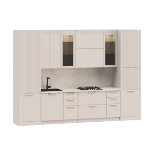 Кухонная мебель «Шанель» модульная фото 10