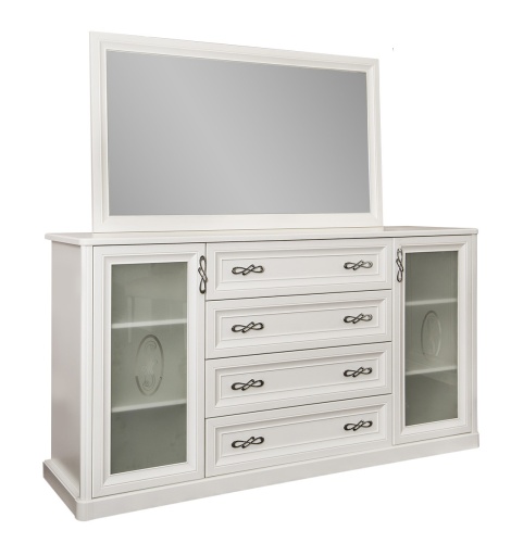 Комод Мишель белый матовый фото 2