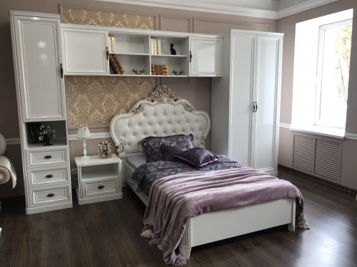 Спальня детская Натали белый глянец фото 10