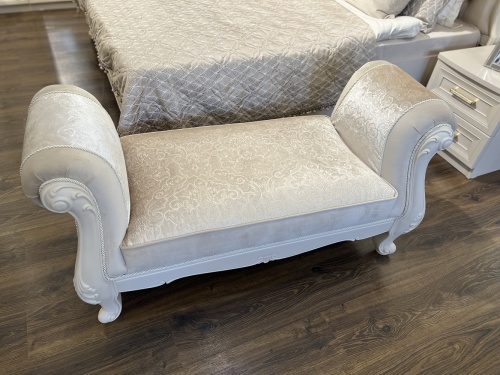 Оттоманка Мокко с двумя подлокотниками бежевый фото 2