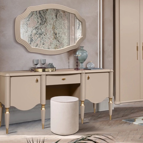 Туалетный стол большой Моника (капучино)