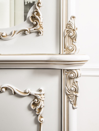 Сервант Флоренция белый глянец фото 7