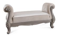 Оттоманка Мокко с двумя подлокотниками серый камень