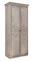 Шкаф Патрисия 2-створчатый без зеркал крем корень глянец