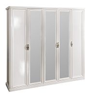 Шкаф Натали 5-створчатый белый глянец