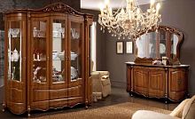 Витрина 5-ти дверная Аллегро-8 (орех)