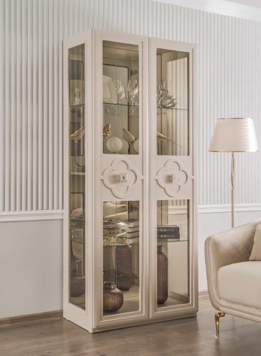 Витрина Фелисия 2-ств бежевый фото 2