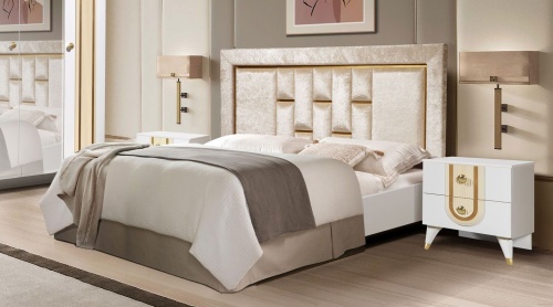 Спальня Монреаль 5 белая/крем фото 2