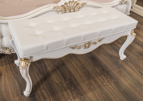 Банкетка Натали белый глянец фото 2