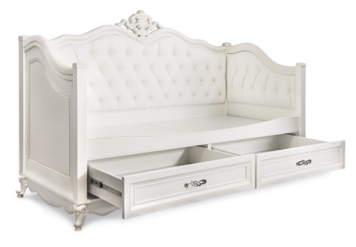 Диван кровать Мишель белый матовый фото 2