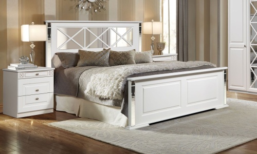 Спальня Прованс-5 белая фото 4