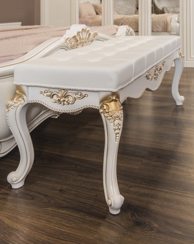 Банкетка Натали белый глянец фото 3