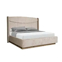 Кровать двуспальная (180х200) с подъемным механизмом Азиза (сатин)