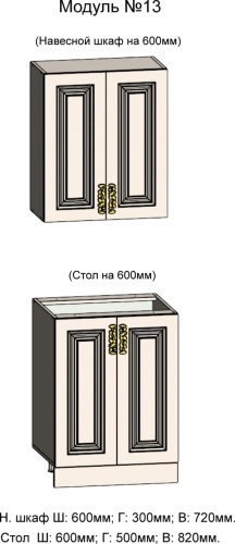 Кухонная мебель «Ариана» модульная фото 29