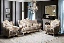 Мягкая мебель «Валенсия Бежевая» Ваниль