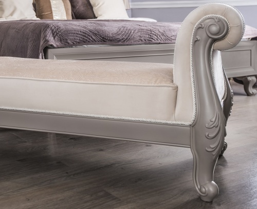 Оттоманка Мокко с одним подлокотниками серый камень фото 7