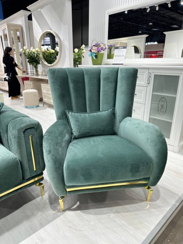 Кресло Замира оливковый фото 3