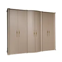 Шкаф 6-ти дверный Моника (капучино)