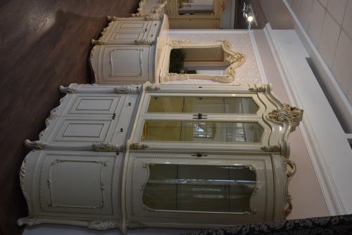 Сервант Джоконда 5-ств крем глянец фото 5