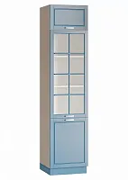 Кухонный пенал остеклённый "Дрим" 3 уровня, 600