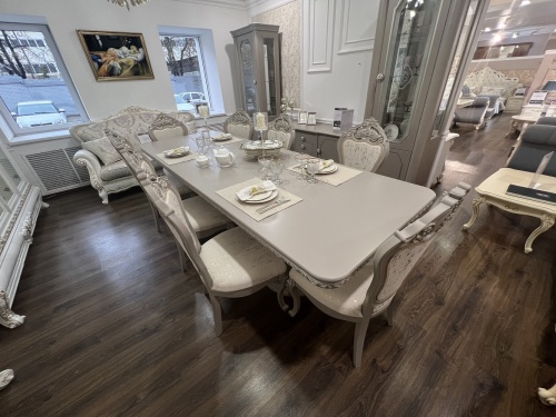 Стол Лали прямоугольный серый камень фото 12