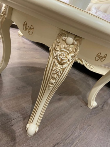 Столик круглый Мона Лиза крем фото 5