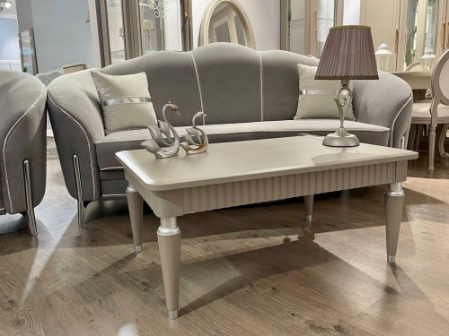 Столик прямоугольный Gravita серый камень фото 3