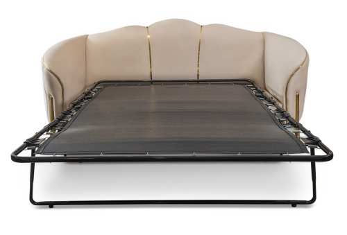 Диван Лара 3х местный бежевый золото фото 4