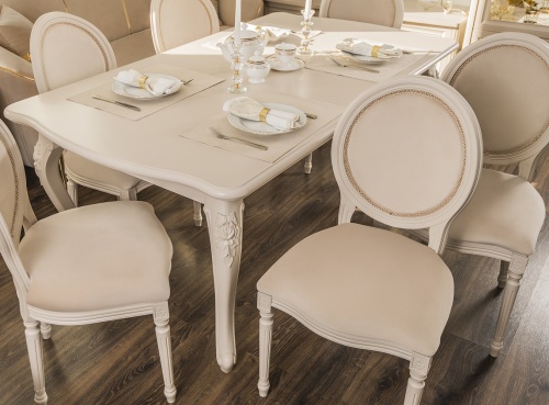 Стол Мокко прямоугольный бежевый фото 8