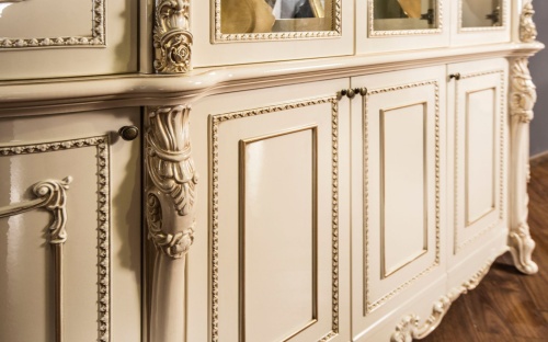 Сервант Джоконда 5-ств крем глянец фото 3